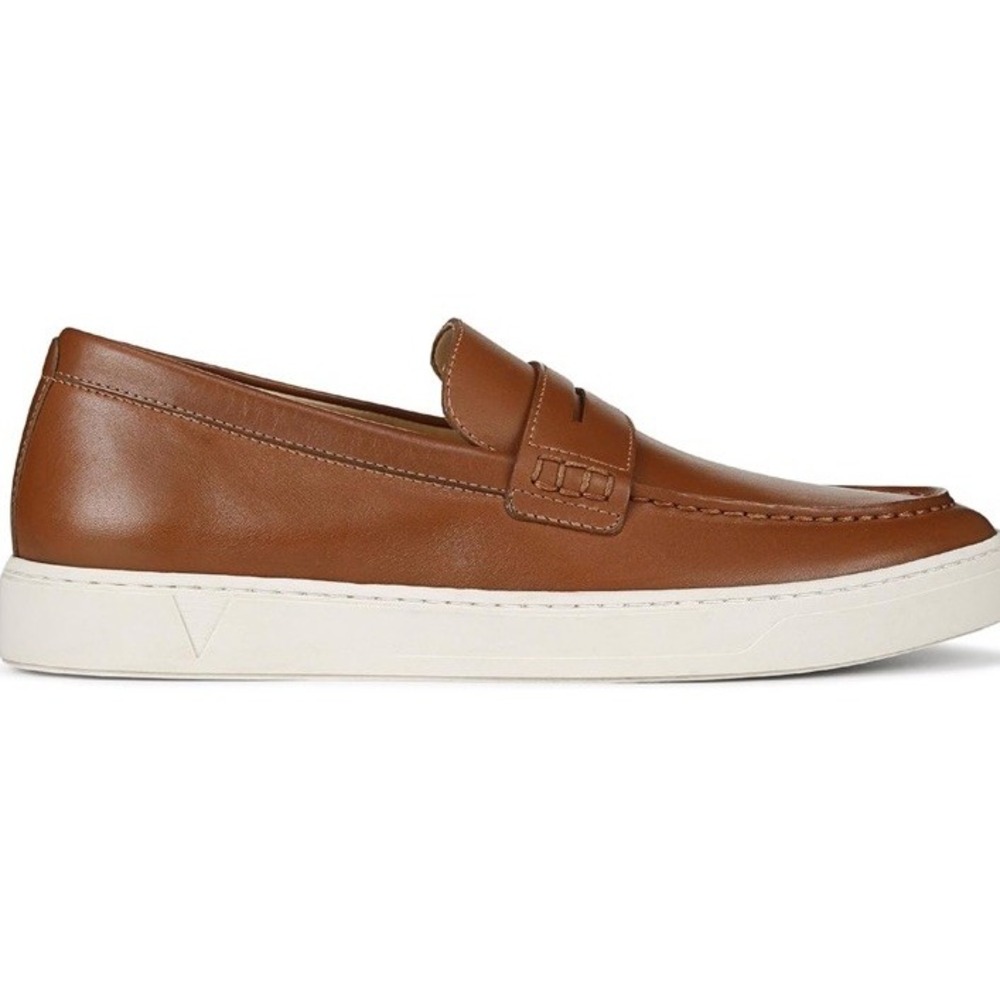 Vionic Loafer Thompson Tan Brown Leather Mens 11 Casual Shoe Supportive‎ New